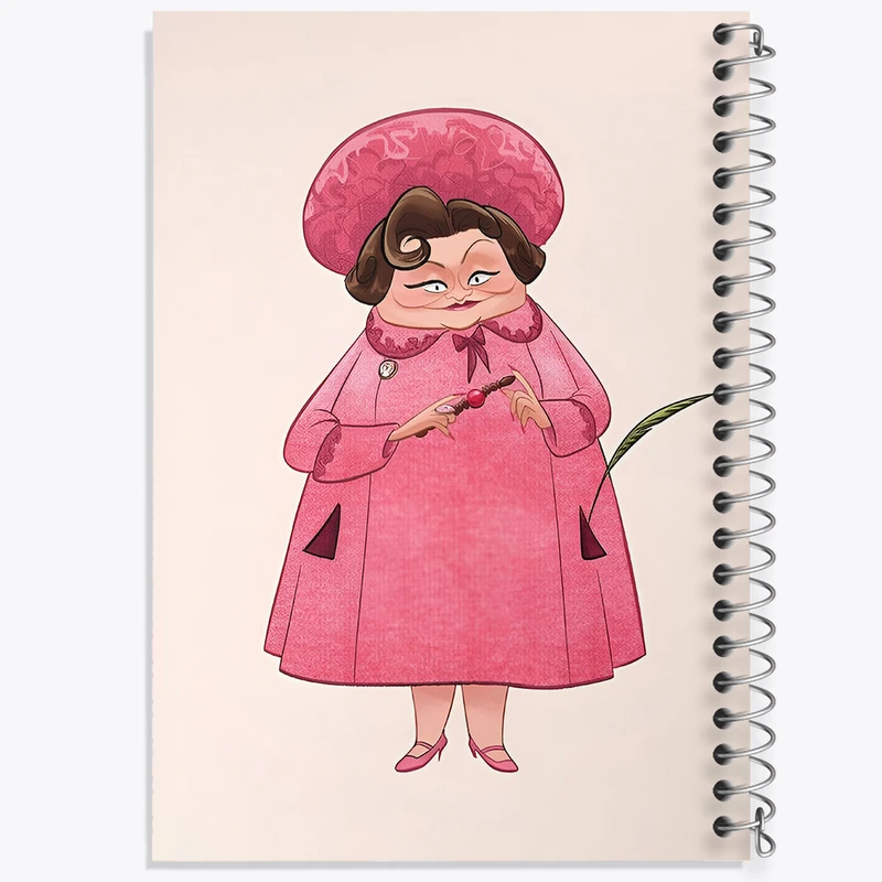 دفتر نقاشی 50 برگ خندالو طرح دلوریس آمبریج هری پاتر (Harry Potter) کد N2459