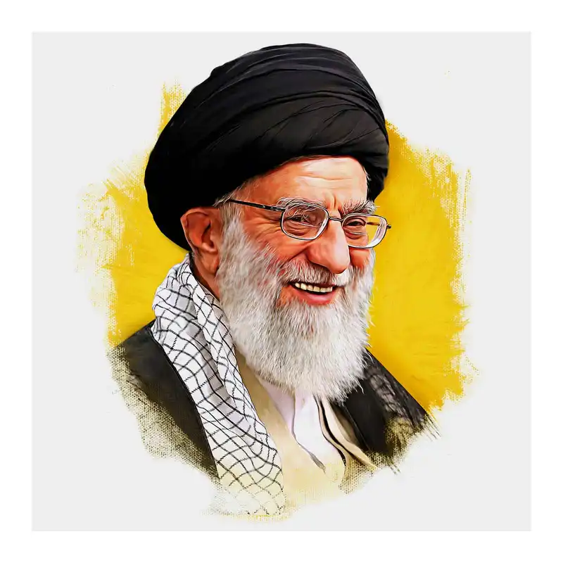 کاشی طرح حضرت آیت الله خامنه ای کد SHG012