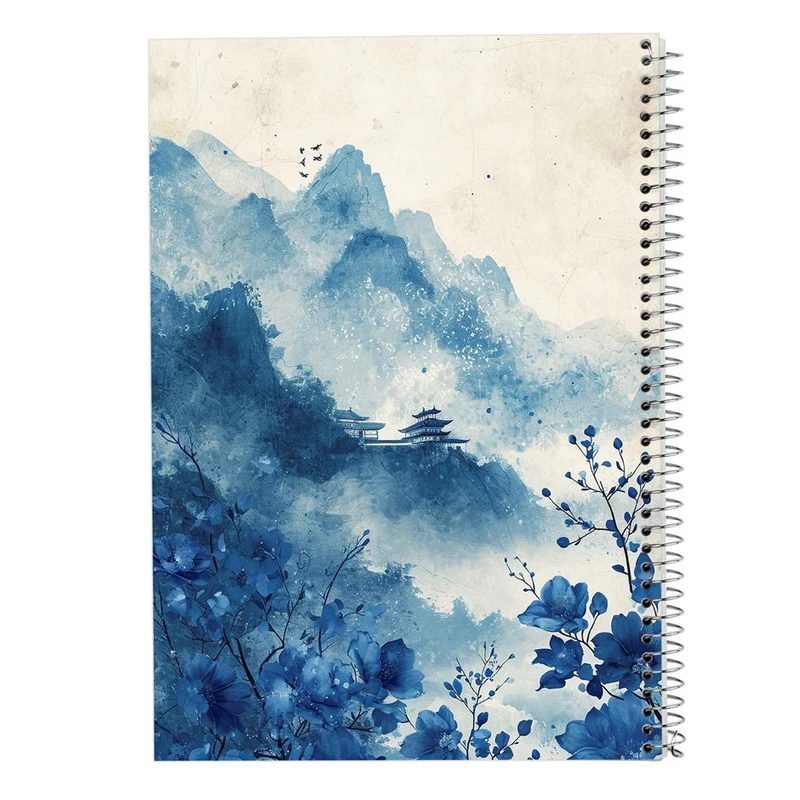 دفتر شطرنجی 50 برگ مدوپد طرح طبیعت کد DF15380