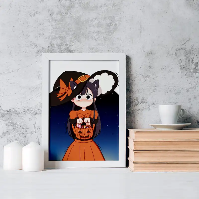 تابلو خندالو مدل انیمه کومی سان کد 16084