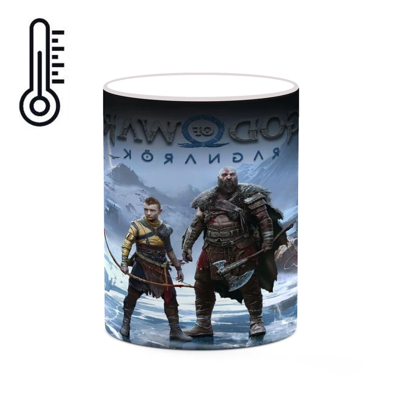 ماگ حرارتی کاکتی طرح گاد آف وار God Of War مدل mgh40532