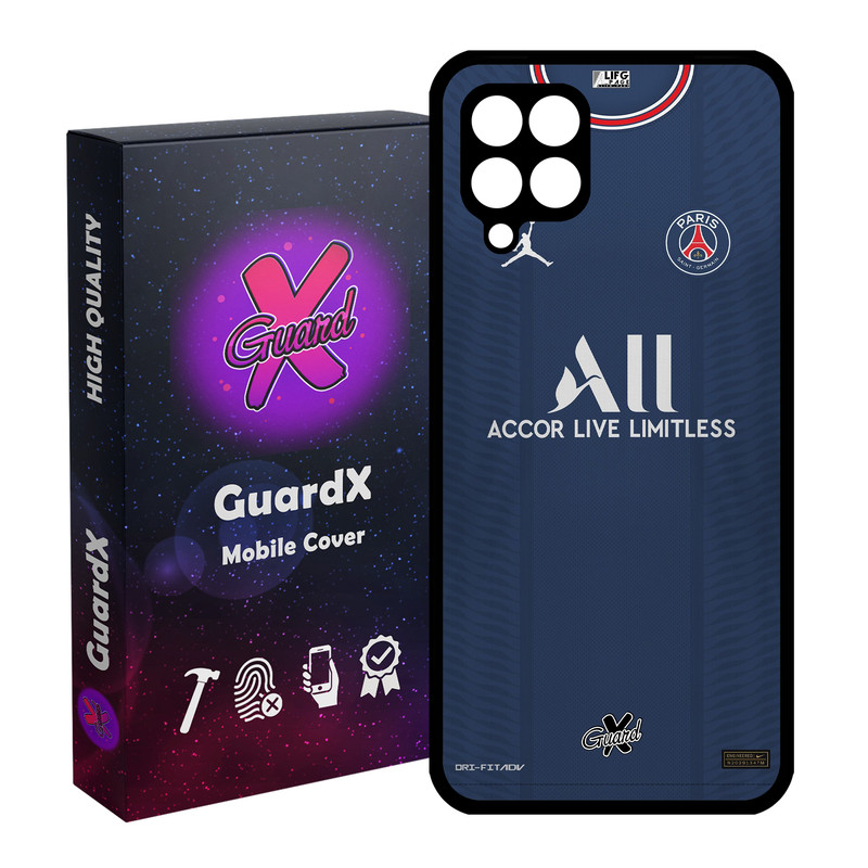 کاور گارد ایکس طرح PSG مدل Glass50360 مناسب برای گوشی موبایل سامسونگ Galaxy A12