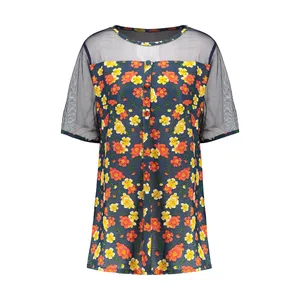 بلوز آستین کوتاه زنانه مدل GPL21