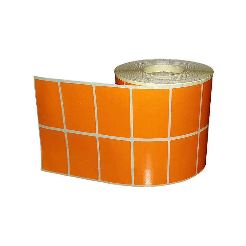 برچسب پرینتر لیبل زن PVC دو ردیف مدل 34x51 رول 3000 عددی