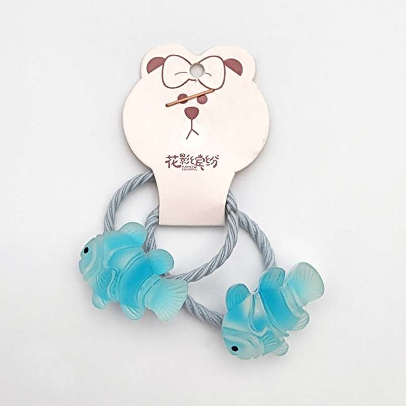 کش مو دخترانه مدل ماهی کد KSH668 بسته 2 عددی