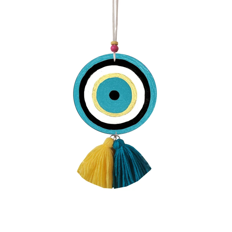 آویز تزئینی خودرو سهیلا جایروندی مدل چشم زخم کد chgho111