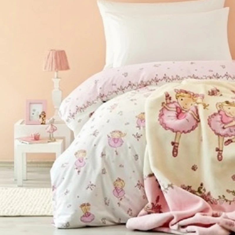 پتو 1 نفر کاراجا هوم مدل Balerin سایز 220x160 سانتی‌متر