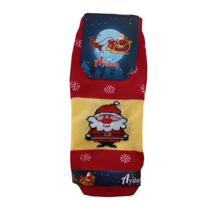 جوراب بچگانه مدل بابانوئل کد Santa-Aysh-3-206