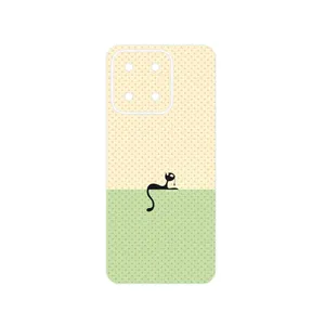 MAHOOT Minimal Internet Cat Icon Cover Sticker for Honor X5b Plus