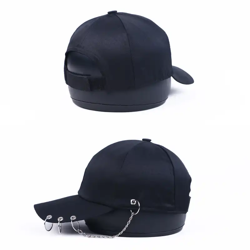 کلاه کپ طرح حلقه ای زنجیردار مدل پرسینگ