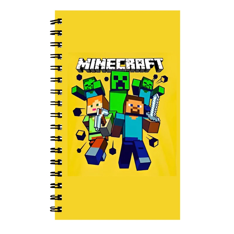 دفتر نت موسیقی 40 برگ مدل ماینکرفت کد 392