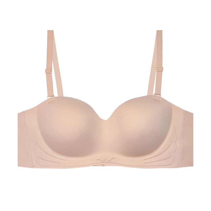 سوتین اسفنجی زنانه مدل لیزری بدون فنر نیم جک کد 8092