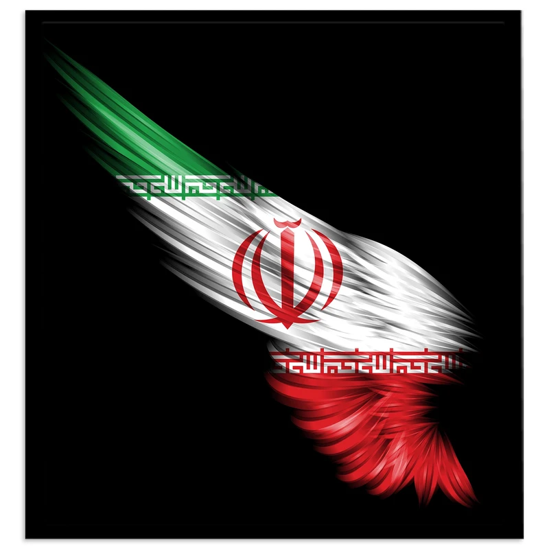 تابلو نوری بکلیت طرح پرچم ایران مدل لایت باکس B-s401