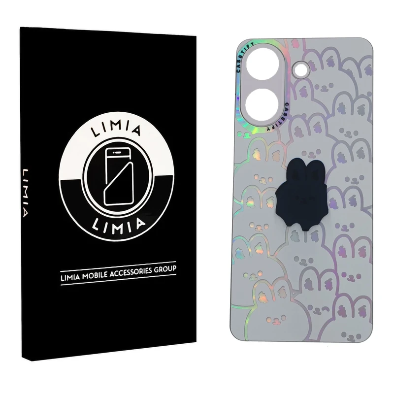 کاور لیمیا مدل فانتزی لنزدار طرح عروسکی شبرنگی مناسب برای گوشی موبایل شیائومی Redmi 13C