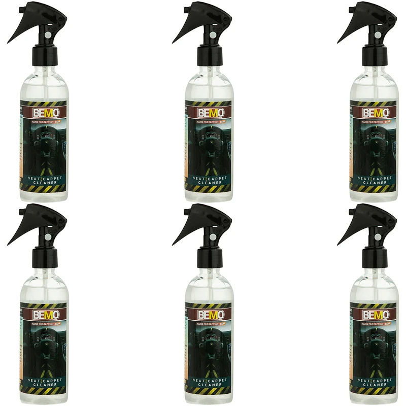 اسپری تمیز کننده داخل خودرو بمو مدل TRA1 حجم 250 میلی لیتر بسته 6 عددی