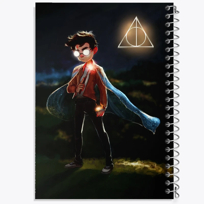 دفتر شطرنجی 50 برگ خندالو مدل هری پاتر (Harry Potter) کد F861