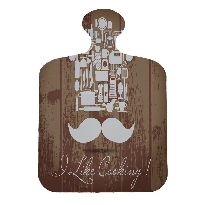 پادری مدل تخته گوشت طرح kitchen کد 8303 سایز 110×80 سانتی متر