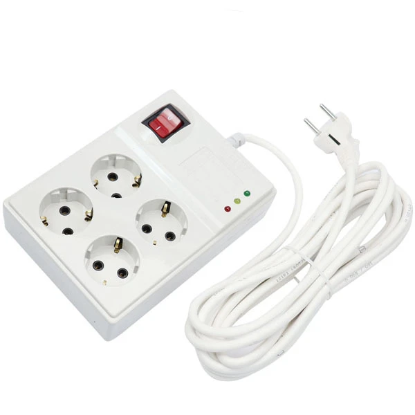 چندراهی برق و محافظ ولتاژ پارت الکتریک مدل PE773-5