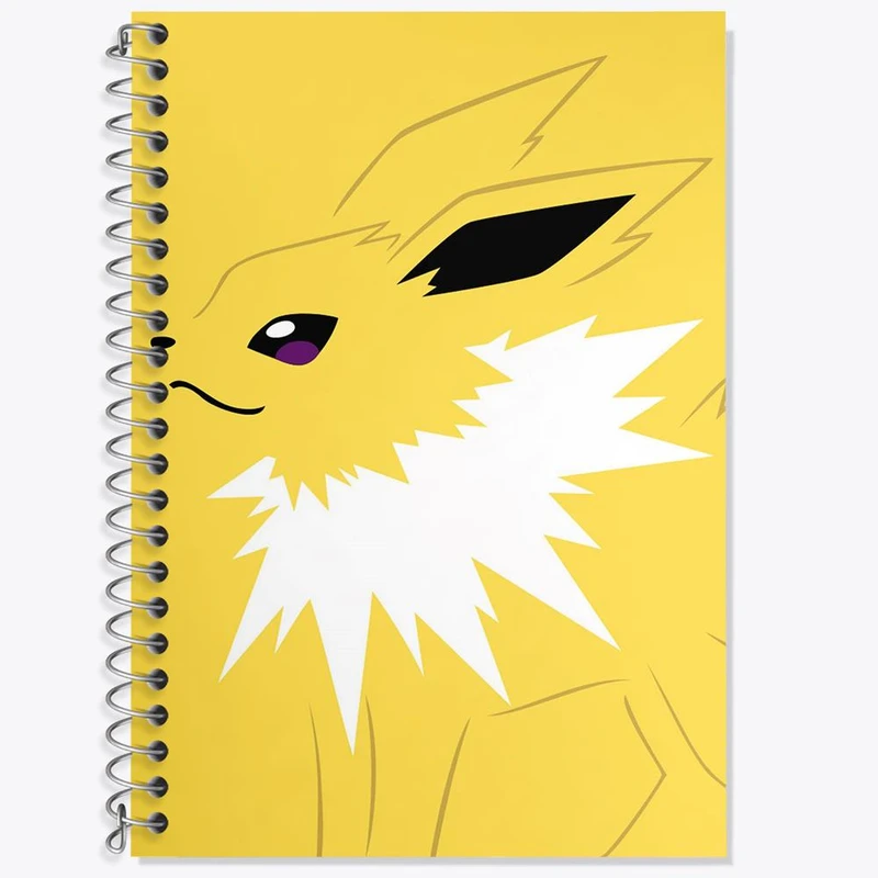 دفتر زبان 50 برگ خندالو مدل سه خط طرح تندرز انیمه پوکمون کد 17341