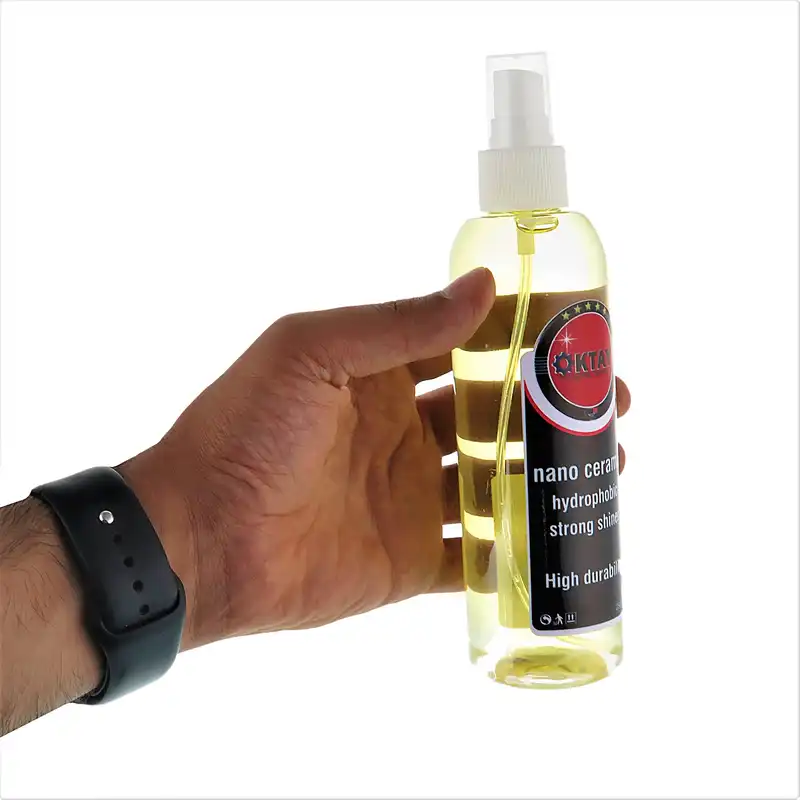 اسپری نانو سرامیک و فوق آبگریز بدنه خودرو اُکتای مدل shiner حجم 250 میلی لیتر بسته 2 عددی