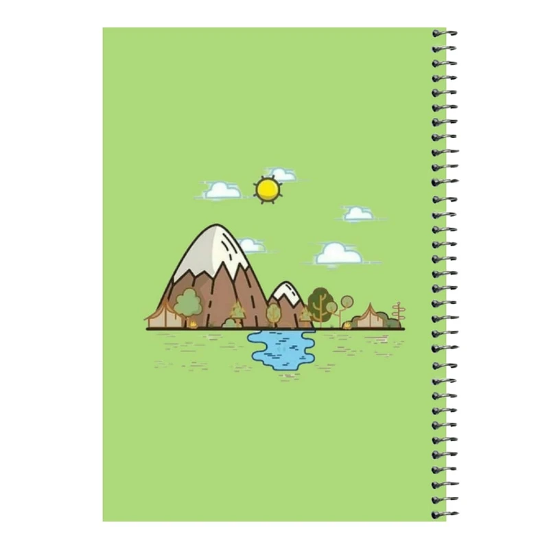 دفتر مشق 80 برگ اس جی مدل طبیعت   