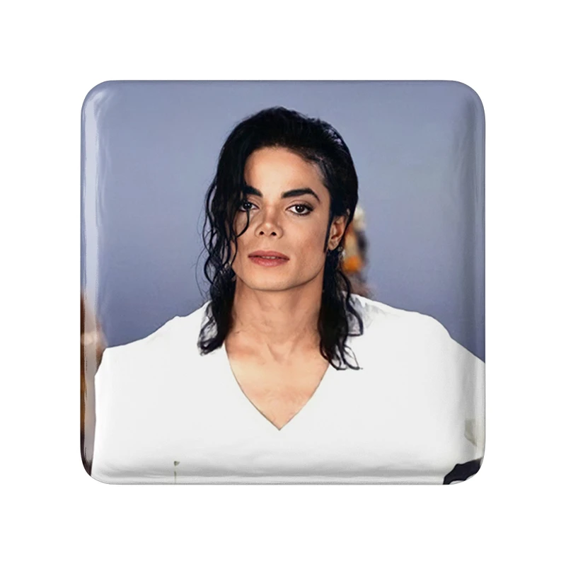 مگنت خندالو طرح مایکل جکسون Michael Jackson  مدل مربعی کد 19236