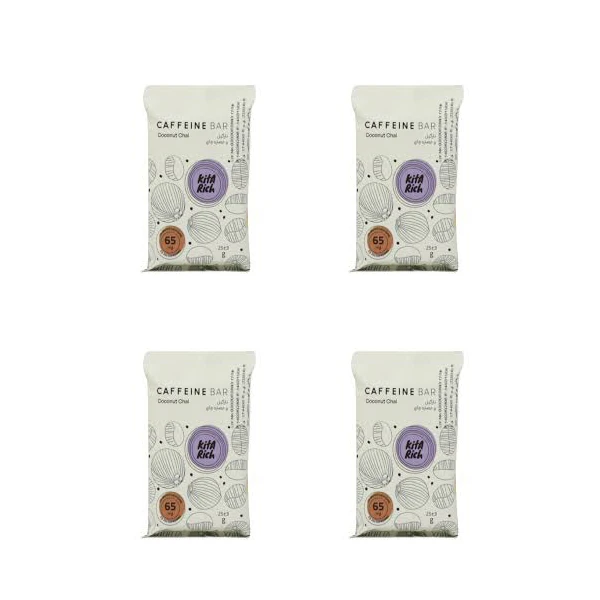 کافئین بار نارگیل و عصاره چای کیتاریچ - 25 گرم بسته 4 عددی