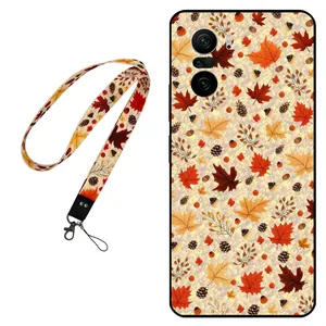 Megafone Fall 0017 Cover For Xiaomi Poco F3 / Redmi K40 / K40 Pro Mobile Neckband