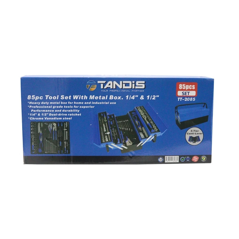 مجموعه 85 عددی ابزار دستی  تندیس مدل  AJ-TT2085-85pcs