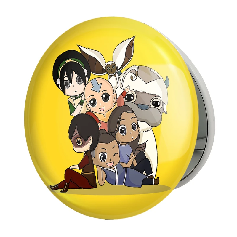 آینه جیبی خندالو طرح انیمه آواتار Avatar مدل تاشو کد 10061 