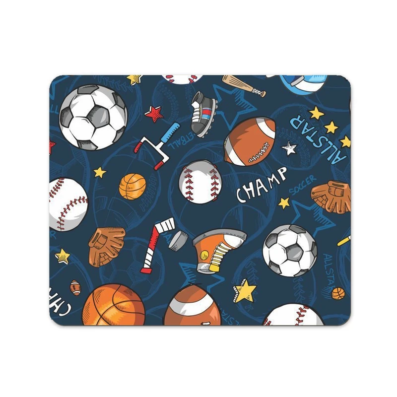   ماوس پد پاد آفرین طرح ورزش کد 784 سایز 19*24 سانتی متر