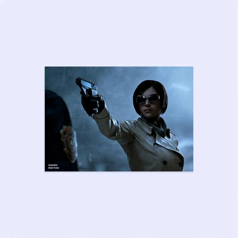پوستر هومرو مدل فلزی طرح رزیدنت اویل کد PS722