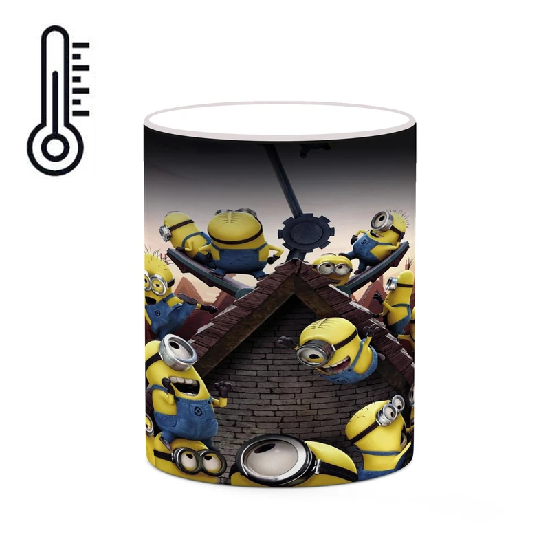 ماگ حرارتی کاکتی طرح minion مینیون مدل mgh42594