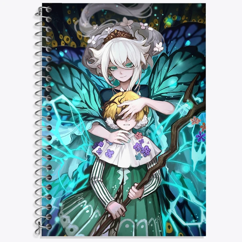 دفتر زبان 50 برگ خندالو مدل سه خط طرح بازی فاینال فانتزی (Final Fantasy) کد 31305