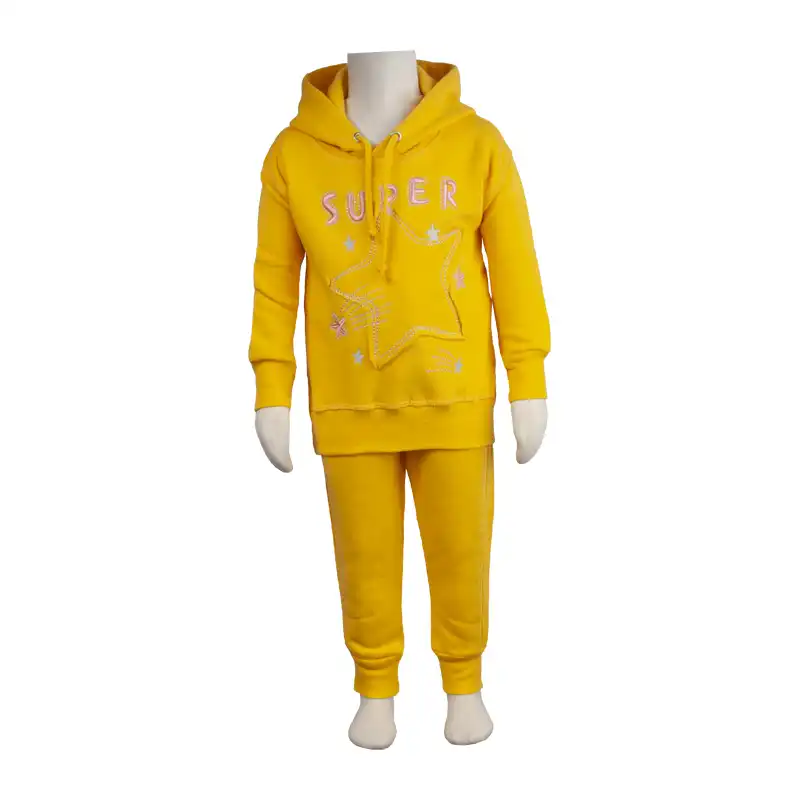 ست هودی و شلوار نوزادی آدمک مدل super star  کد 1160333