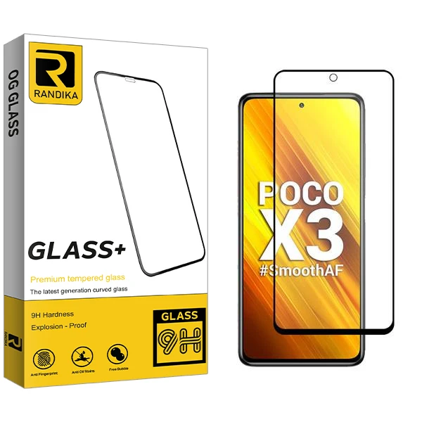 محافظ صفحه نمایش سرامیکی راندیکا مدل RK مناسب برای گوشی موبایل شیائومی Poco X3