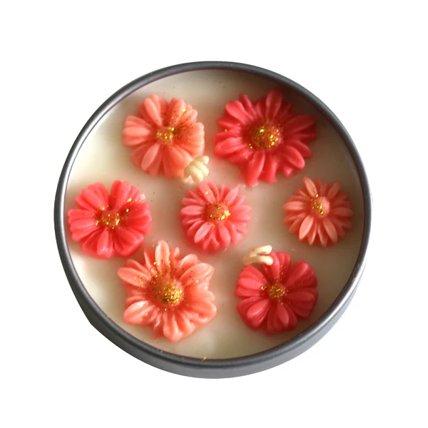 شمع دست ساز مدل وارمر گل