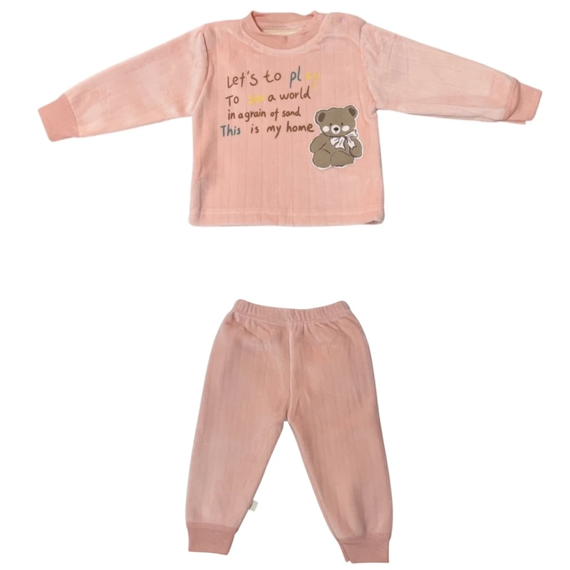 ست سویشرت آستین بلند و شلوار راحتی نوزادی مدل GB/T39508_2024