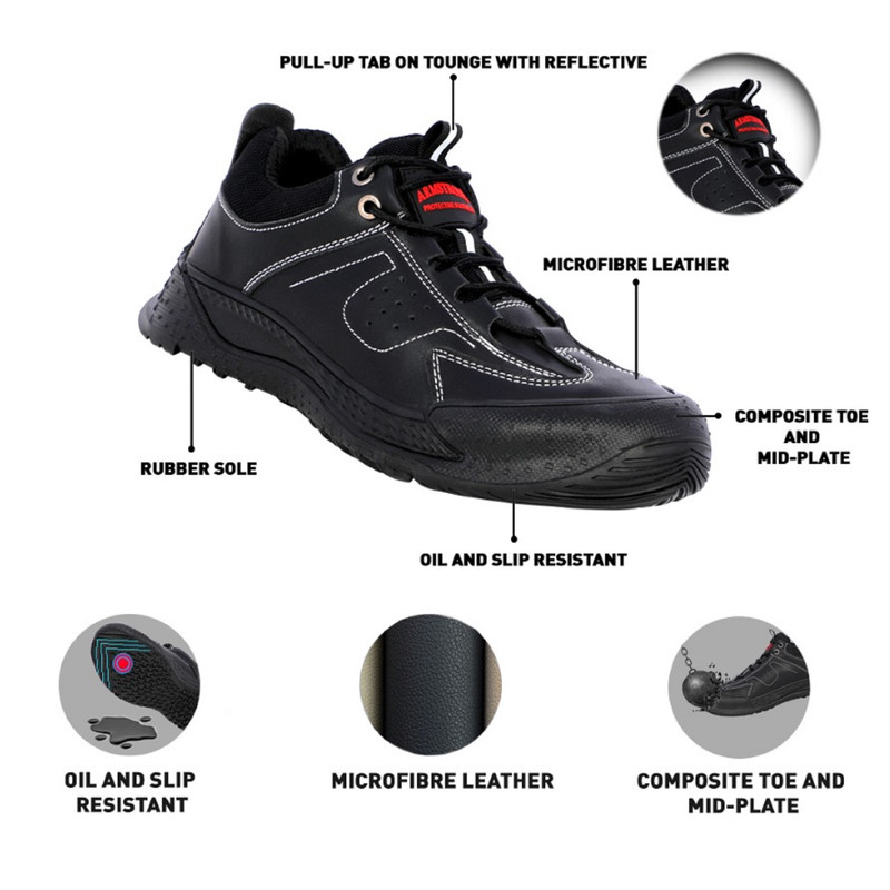 کفش ایمنی آرمسترانگ مدل مهندسی اسپرت DJG