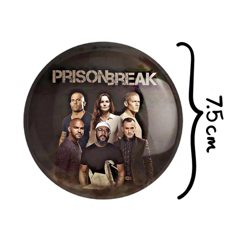 آینه جیبی خندالو طرح سریال فرار از زندان Prison Break مدل تاشو کد 10210