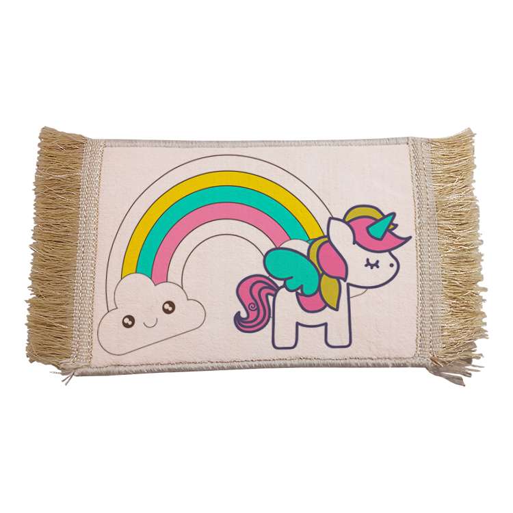 فرش ماشینی دیوارکوب مدل یونیکورن کد 69