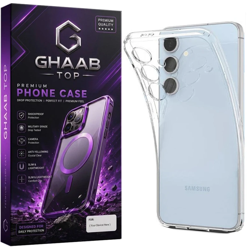 کاور قاب تاپ مدل ژله ای مناسب برای گوشی موبایل سامسونگ Galaxy S25 Fe 