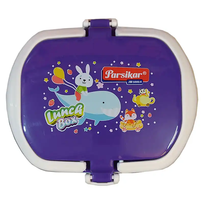 ظرف غذای کودک پارسیکار طرح خرگوش سوار دلفین کد JM5000A