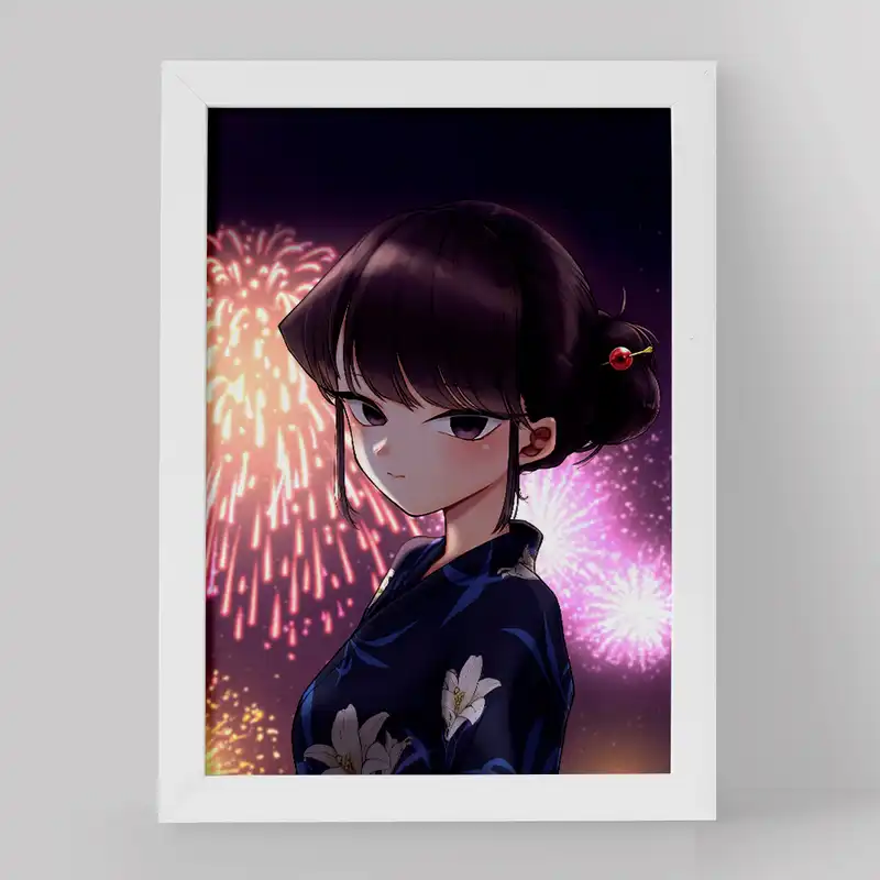 تابلو خندالو مدل انیمه کومی سان کد 16104