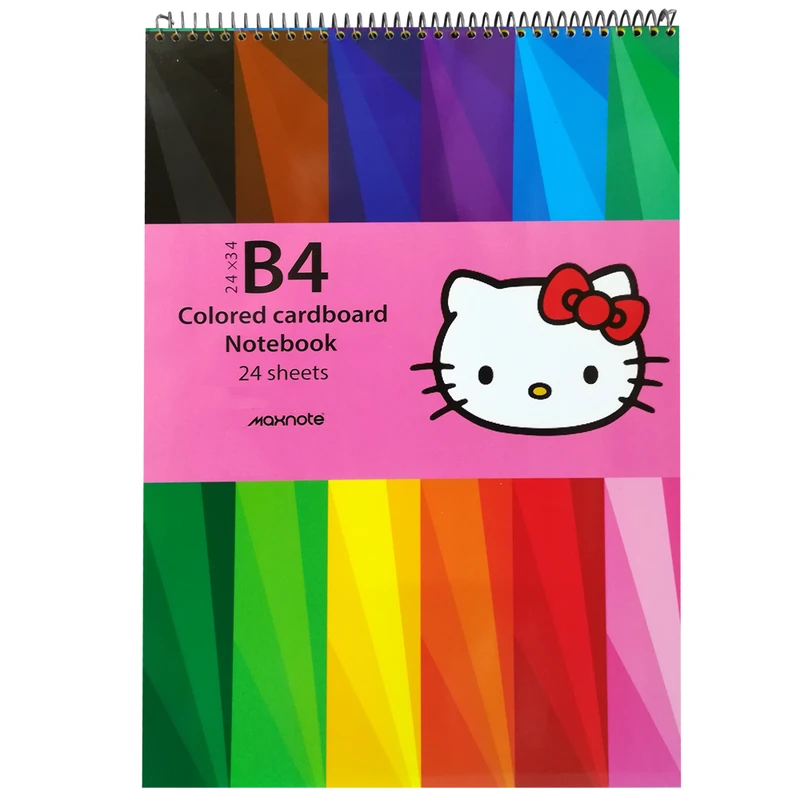 دفتر رنگی 24 برگ مکث نوت مدل kitty-01 کد 146786