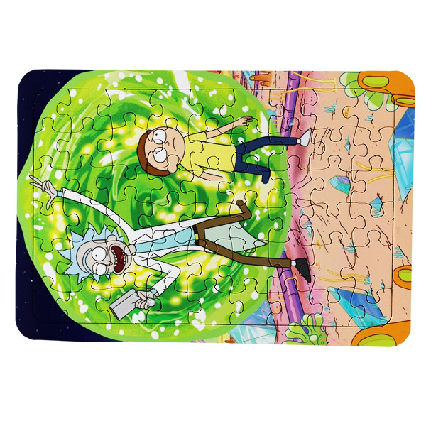 پازل 54 تکه طرح ریک اند مورتی کد Lm13