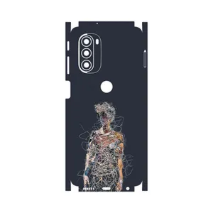 MAHOOT Strings Digital Art 1-FullSkin Cover Sticker for Motorola Moto G51 5G
