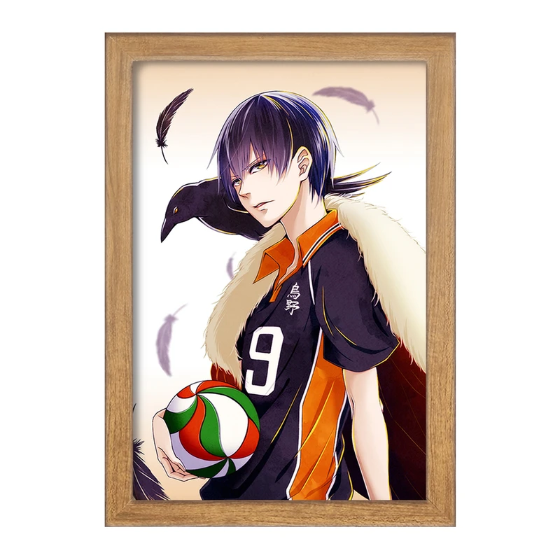 تابلو خندالو مدل کاگیاما توبیو انیمه هایکیو Haikyu  کد 17744