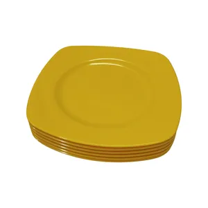 بشقاب میوه خوری مدل نشکن کد colored مجموعه 6 عددی