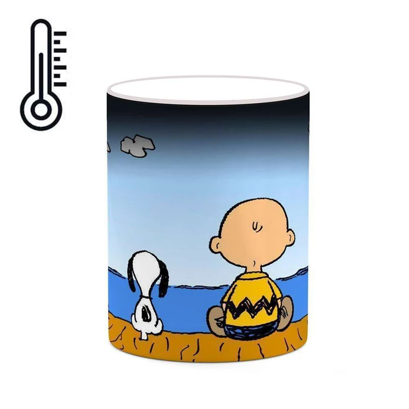 ماگ حرارتی کاکتی مدل کارتون Snoopy کد mgh23091